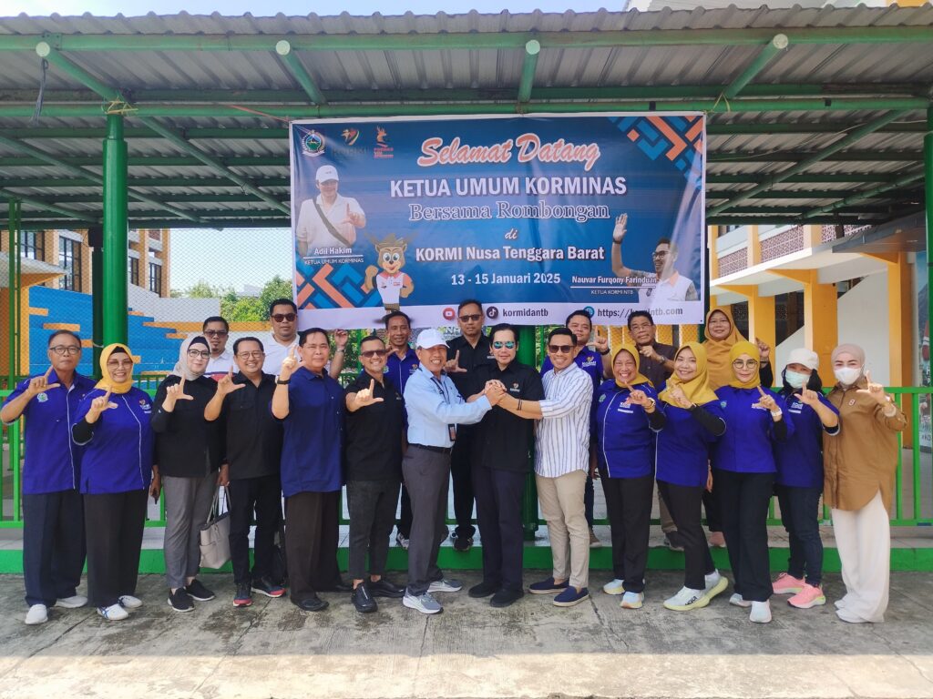 Kunjungan Pengurus KORMINAS ke Sekretariat KORMI Prov. NTB